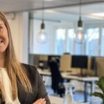 Erika Svantesson på Bredablicks och Sustends nya kontor i Helsingborg
