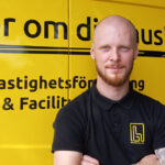 Robin Axelsson, fastighetsskötare och reparatör.