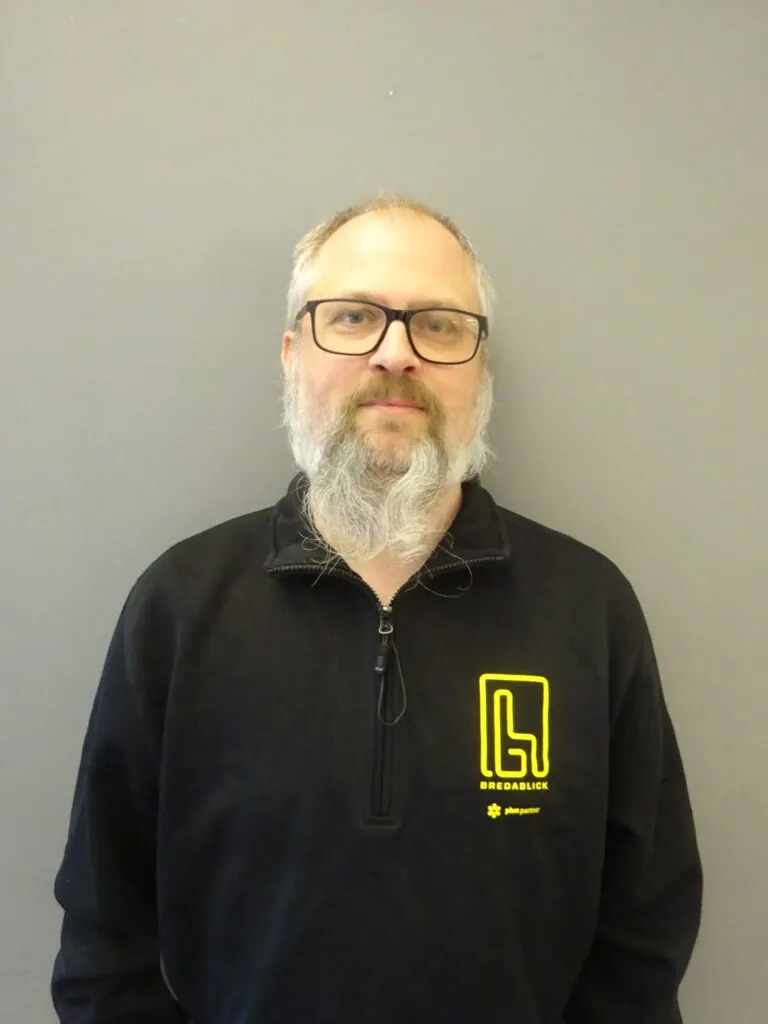 Christoffer, driftledare för fastighetsskötsel i Göteborg