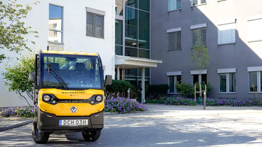 Elfordon som används för teknisk förvaltning och fastighetsskötsel i Uppsala