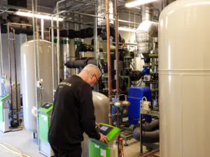 En teknisk förvaltare i en undercentral