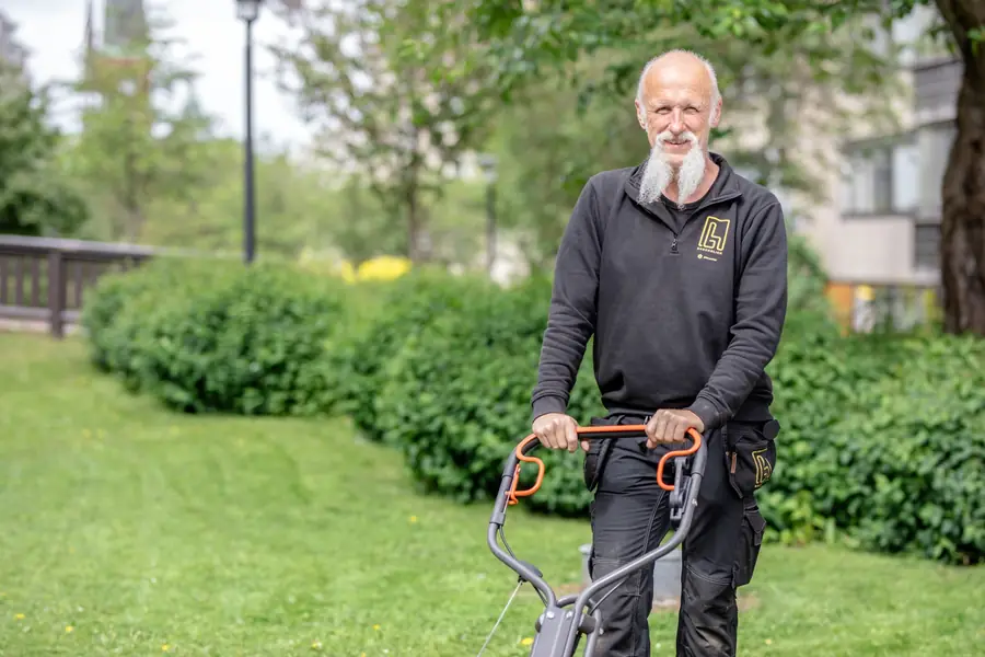 Tony, fastighetsskötare på Bredablick i Göteborg