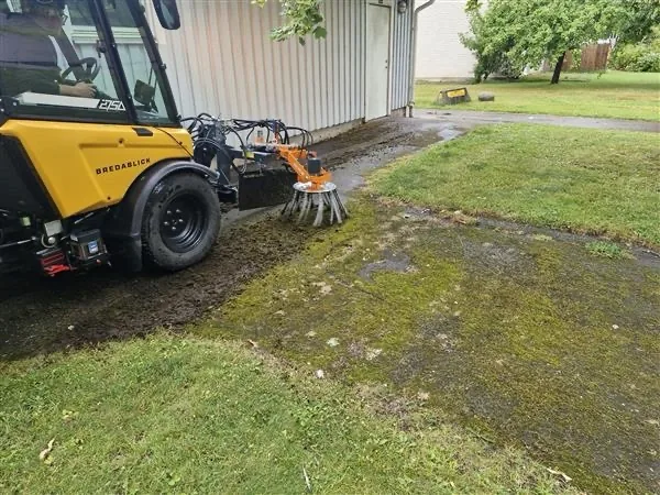 Fastighetsskötare i Karlstad arbetar på brf